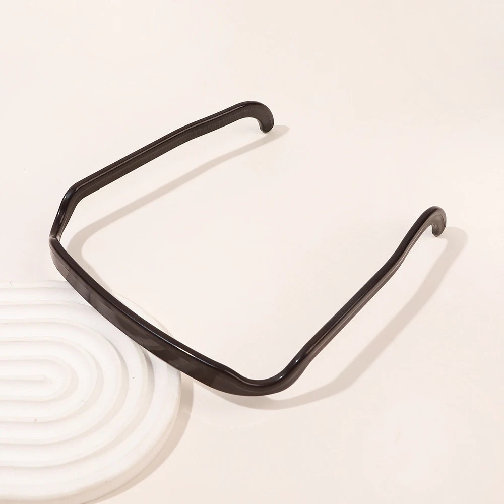 Women Square Glasses Invisible Headband Fix Hair Fashion Novelty Temples