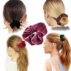 5-50 Pcs Hair Scrunchies Velvet Elastics Hair Ties Scrunchy Bands Ties Ropes Lot