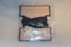 Women’s Avianna Jordan Tribal Print Headband – Blue/Pink