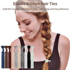 79Style Elastic Fabric Hair Accessories for Women 125 Knotted Ribbon Ponytai…