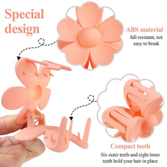 Flower Claw Clip 7 PCS Claw Clips, Hair Clips for Women Non Slip for Thick Hair