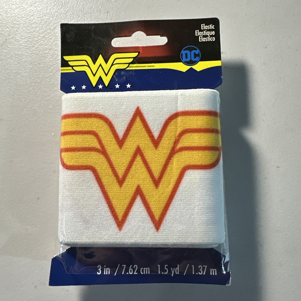 Wonder Woman -Soft Elastic Band 3″ Wide x 2yds by DC Comics & Simplicity Pattern