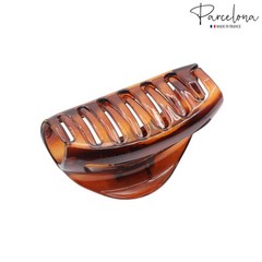 Parcelona French Vrille 2 3/4″ Small Shell Jaw Hair Claw Clip for Women