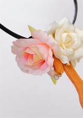 Women Girl Reindeer Deer Antlers Costume Brown Ear Rose Party Hair headband Prop
