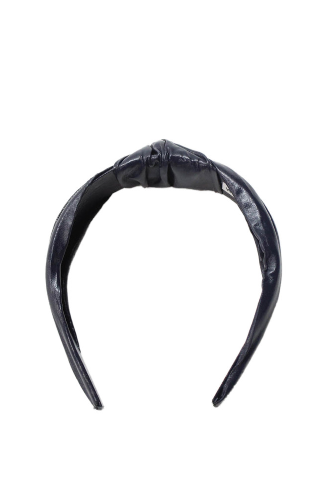 Wardani NY Womens Knotted Top Detail Classic Headbands Blue