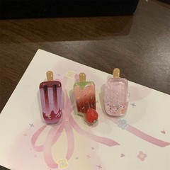 Creative Cartoon Ice Cream Acrylic Hair Clip Mini Side Clip Cute Fun