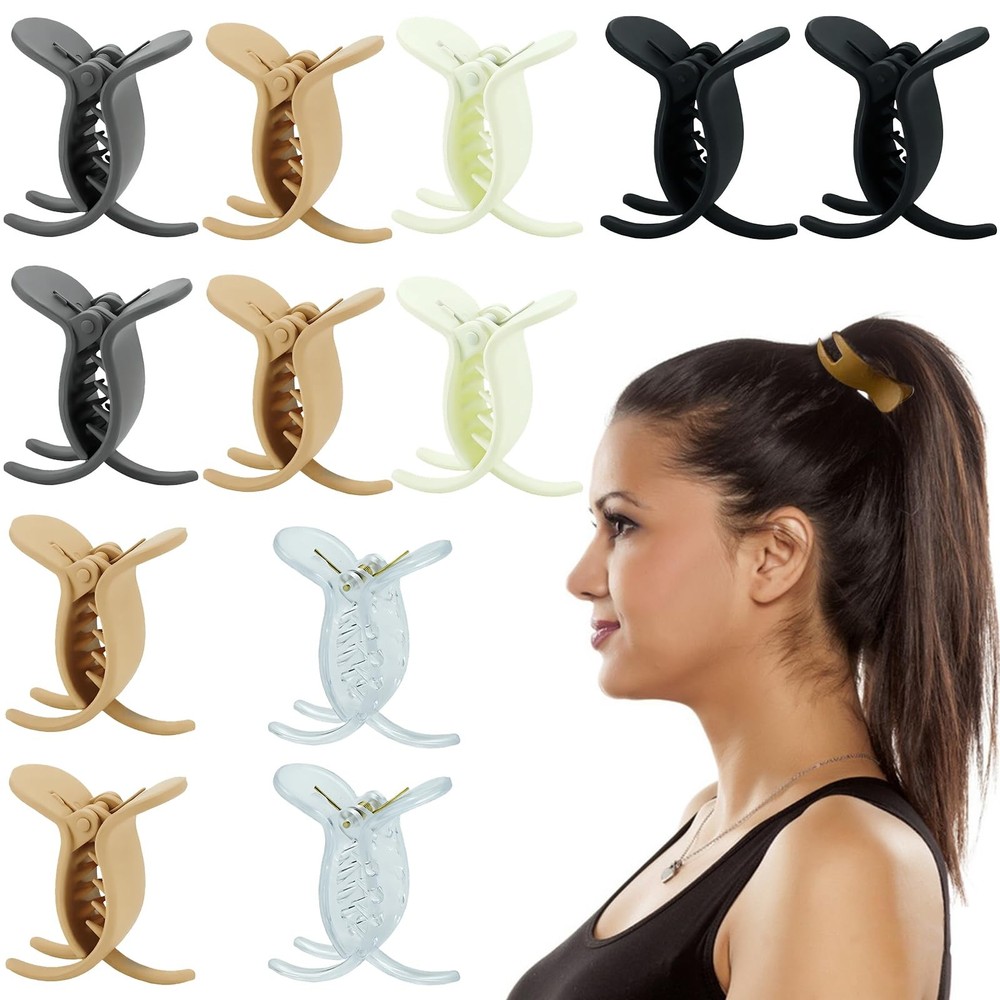 1 Count (Pack of 12), Transparent, yellow, khaki, dark brown, off-white, black