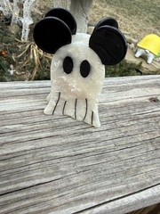 Disney Mickey Mouse ghost not so scary Halloween Hair Claw Clip