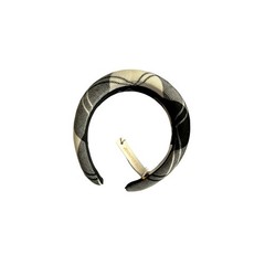 Jennifer Behr Women’s Black-White Rowan Check-pattern Thada Headband