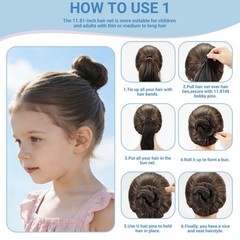 Hair Bobby Pins Kit with Bobby Pins Black for Women(1.37&2.36in), Invisible H…