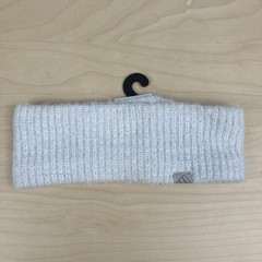 Adidas Women’s Lifestyle Fuzzy Headband Ear Warmers White Alumina Grey NWT