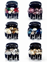 Handmade Acrylic HAIR CLAW Australia Crystal Hair Clip Hairpin Elegant Brown #2
