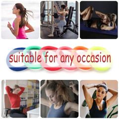 100Pcs Hair Ties Any Fit No Damage Hair Cutton Seamless Hair Elastic Pony Tail H