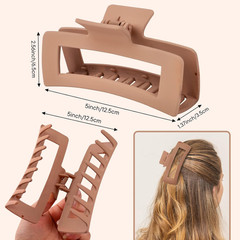 4 Pack 5 Inch Extra Large Claw Clips for Thick Hair, Matte Non-Slip XL Big Claw