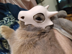 Cubone Skull Hair Pin 3D Printed