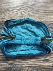 Handmade Nepal Cotton Headband Head Wrap Boho Hippie Yoga Festival Turquoise