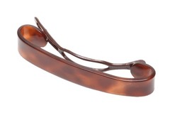 Speert Authentic Hand Made Swiss European Barrette Style 470 Tortoise Brown Gold