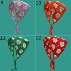Lady Floral Knitted Headband Hair Accessory Band Crochet Hollow Out Sweet Casual