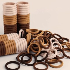 Women Elastic Hair Ties Seamless Hair Bands Ponytail Holders No Crease Damage US