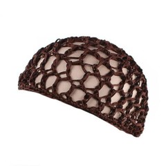 Tubi Hair Net Knit Dominican Gorro Mesh Crochet Snood Short Hairnet Wrap Doobie