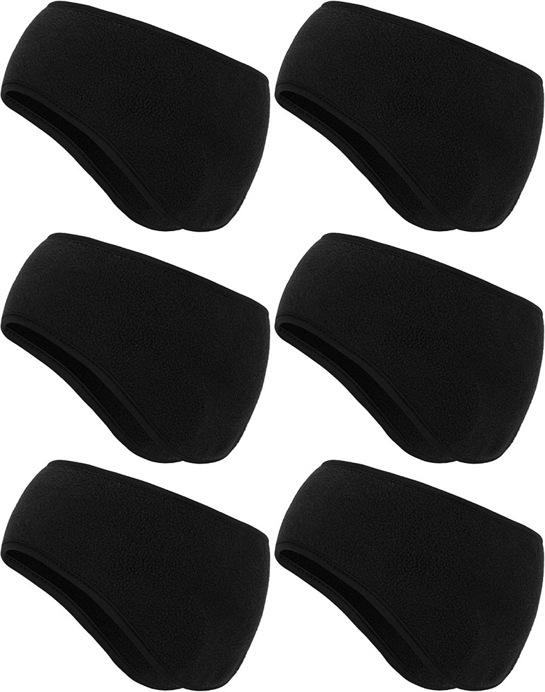 6 Pcs Ear Warmer Headbands Winter Ear Muffs Running Sport Full Cover Headbands f