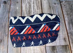 Hair Band Stretchy Headband Bandana Headwrap Patrotic Red White Blue Biker