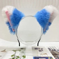 17 COLORS Girl Furry Cat Fox Animal Ear Hairpin Faux Fur Headband Cosplay Decor✔