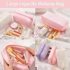 Skincare Wash Spa Headband and Wristband Set Quilted Makeup Bag Blank Cards G…