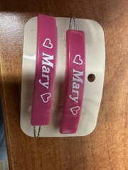 LAST CHANCE – CLEARANCE-FREE SHIPPING-Mary, Mary-Pink Heart Hair Barrettes