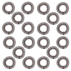 20 pcs Hair Comb Headband Stretch Flexible Plastic Circle Hairband