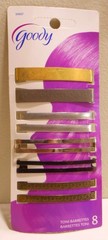 Goody Girl’s Hair Barrettes 8 On A Card Long About 2 3/8″ Long Some Are Sets