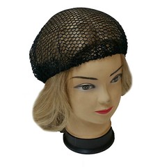 2 PCS Black Nets with Elastic Bands Hair Nets snood wig cap mesh new cosplay