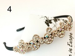 Skinny Black Headbands w/ Multi-Unique Shinny Designs(8 Options) Wedding/Casual