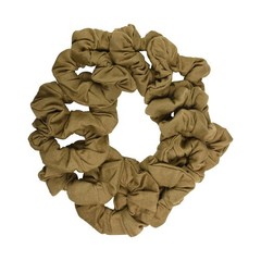 12 Pack Solid Hair Ties Scrunchies