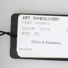 DOLCE & GABBANA Diadem Brown Teddy Bear Gold Crystal Crown Hair Band RRP 1300usd