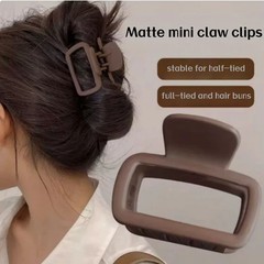 4pcs Women’s Square Lightweight Hair Claw Clips Fashionable Elegant Hair…