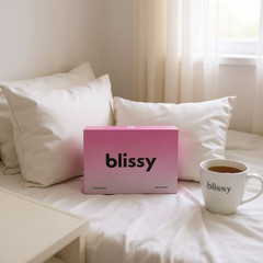 Blissy 3-Pack Silk Scrunchies in Pink Ombre