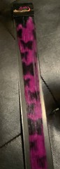 Sassy Feathers Hair Weaving Clip In~ Purple/Black~ 2 New 17” Clip-In Pieces