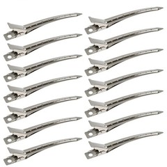 24 Packs Duck Bill Clips, Bantoye 3.5 Inches 24 Count (Pack of 1), Silver