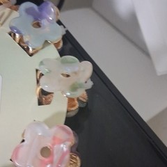 Piper-k Multicolor Flower Hair Clip Set for Women, Metal, MPN C181145