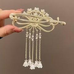 Elegant Hair Claw Clip Rhinestone Hair Barrette for Women Girls Pack of 1