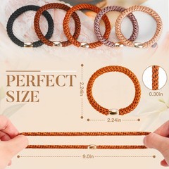 FORENEE Hair Ties No Damage 10PCS Ponytail Holders Elastic Hair Ties for Th…
