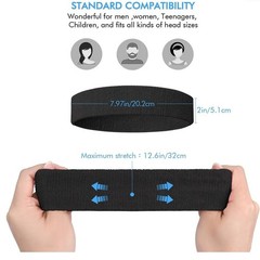 3pack Sports Headband Yoga Gym Sweatband Women Men Hair Bands Head Sweat Band