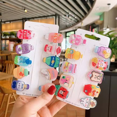 20PCS/Set Cute Cartoon Animal & Drink Hairpins – Adorable Hair Accessories