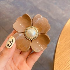 Girl Flower Head Clip New Hair Claw Celebrity Personality Elegant Hair Clip