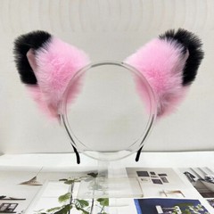 17 COLORS Girl Furry Cat Fox Animal Ear Hairpin Faux Fur Headband Cosplay Decor✔