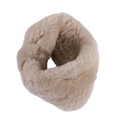 Women’s Winter Cold Weather Headband Rex Rabbit Fur Elastic Headwarmer Hairband