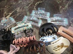 HUGE Assorted Lot of Plastic Hair Claw Clips 50 Assorted Hair Claw Clips