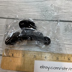 Hair Claw Clip Large 4” Black Color Shiny Healthy Hair 90’s Crab Circle Nonslip