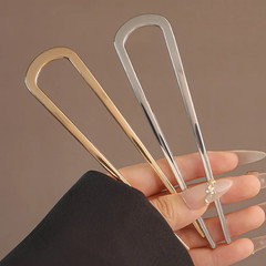 New Simple U Shaped Hairpin Metal Hair Sticks U French Hair Clips Pins Fashionab